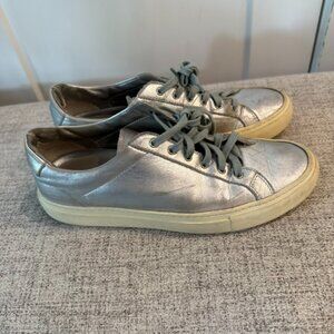 Common Projects Achilles Metallic Leather Low Top Sneakers